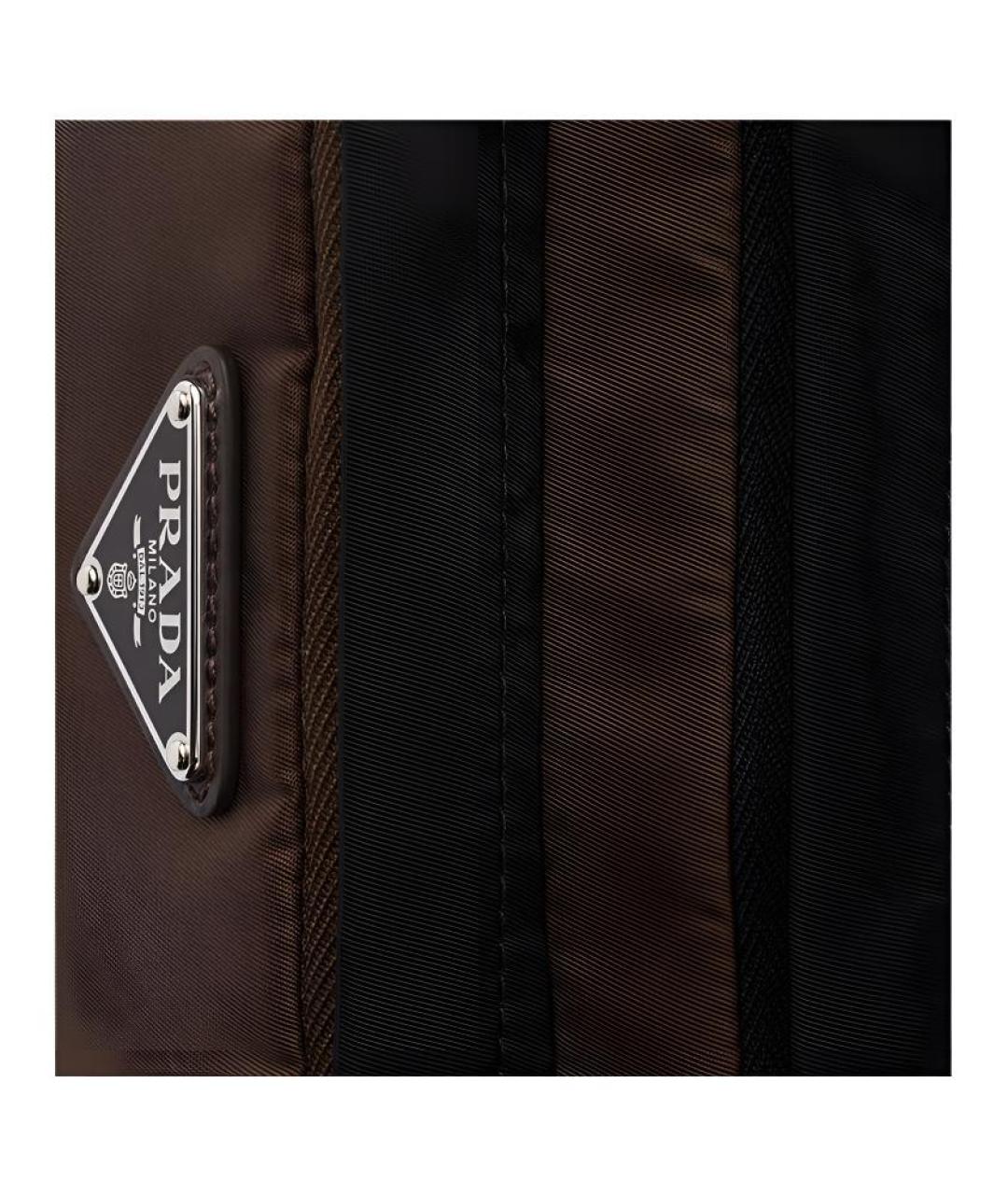 PRADA Коричневая папка для документов, фото 4