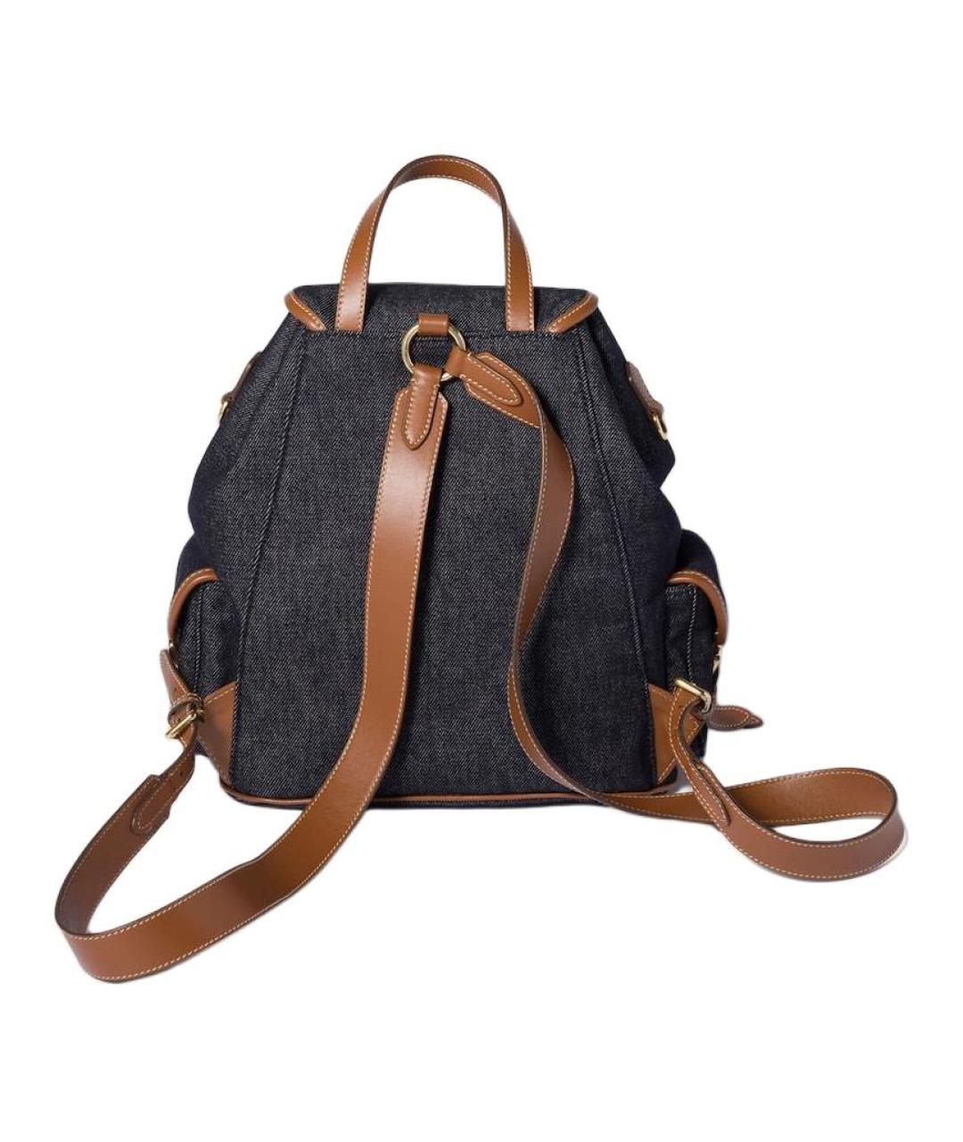 MIU MIU Темно-синий рюкзак, фото 3