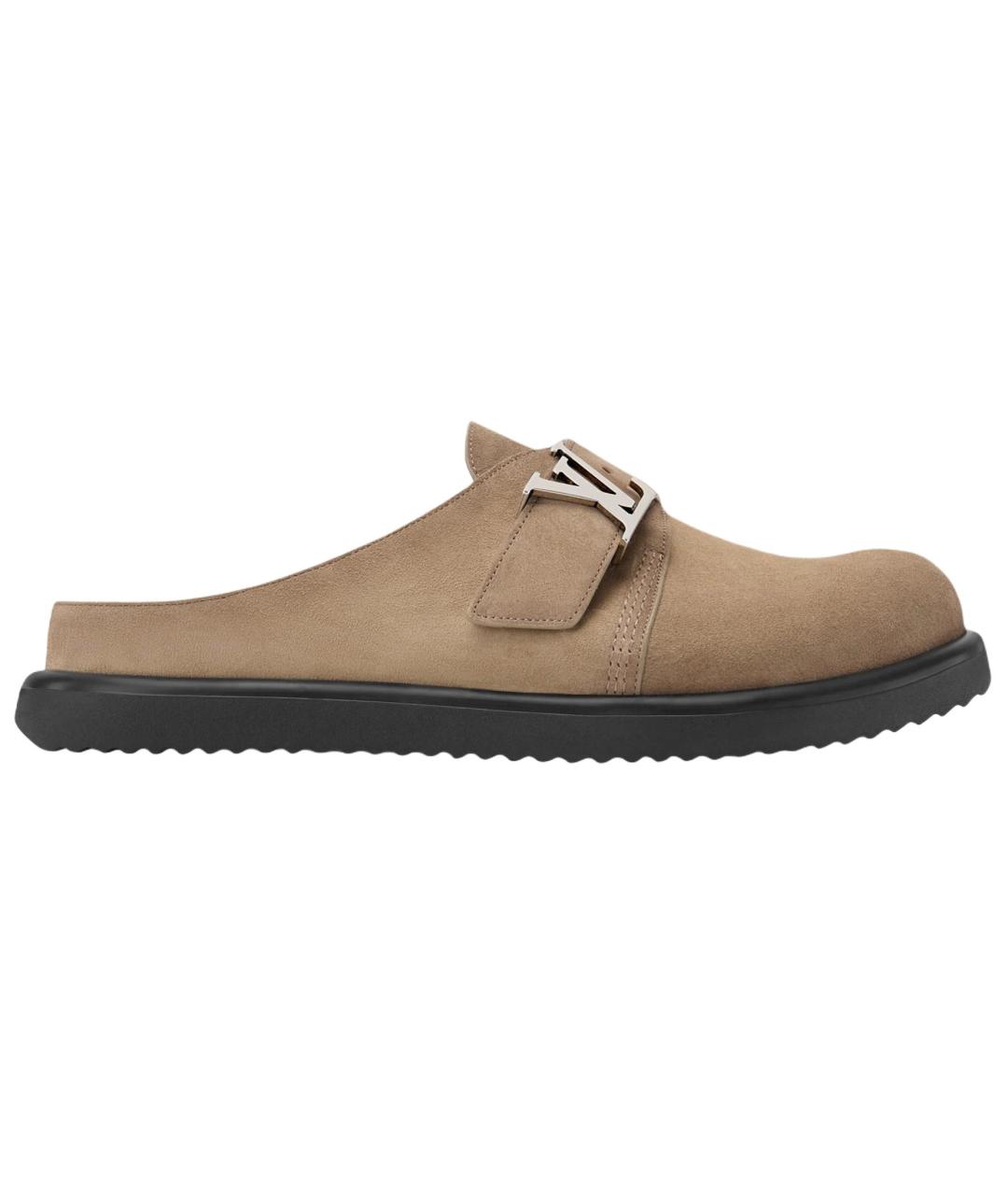 LOUIS VUITTON Бежевые сандалии, фото 1