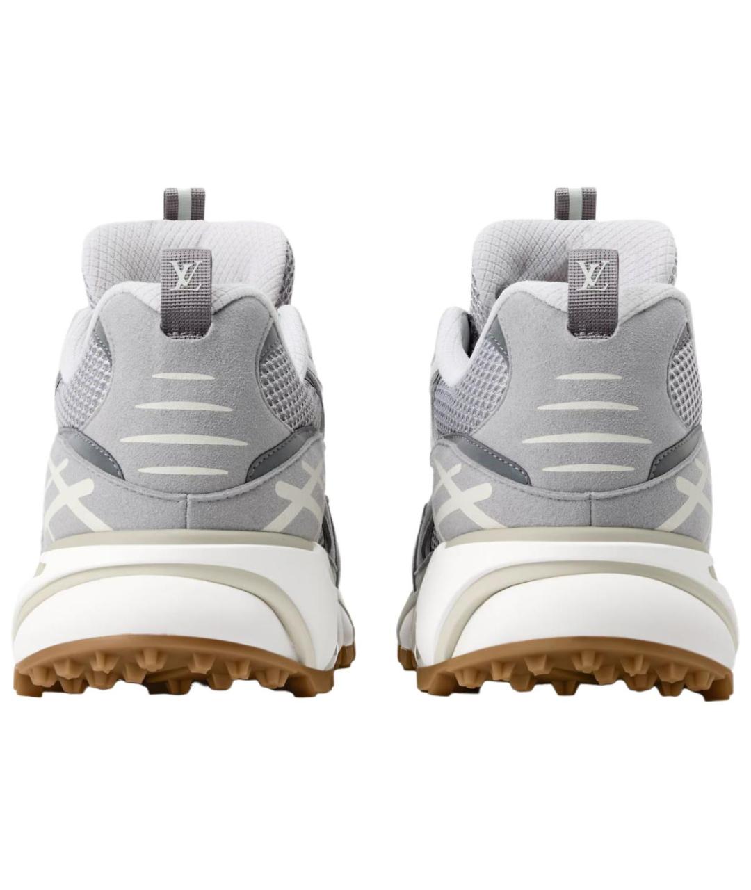 LOUIS VUITTON Серые низкие кроссовки / кеды, фото 5