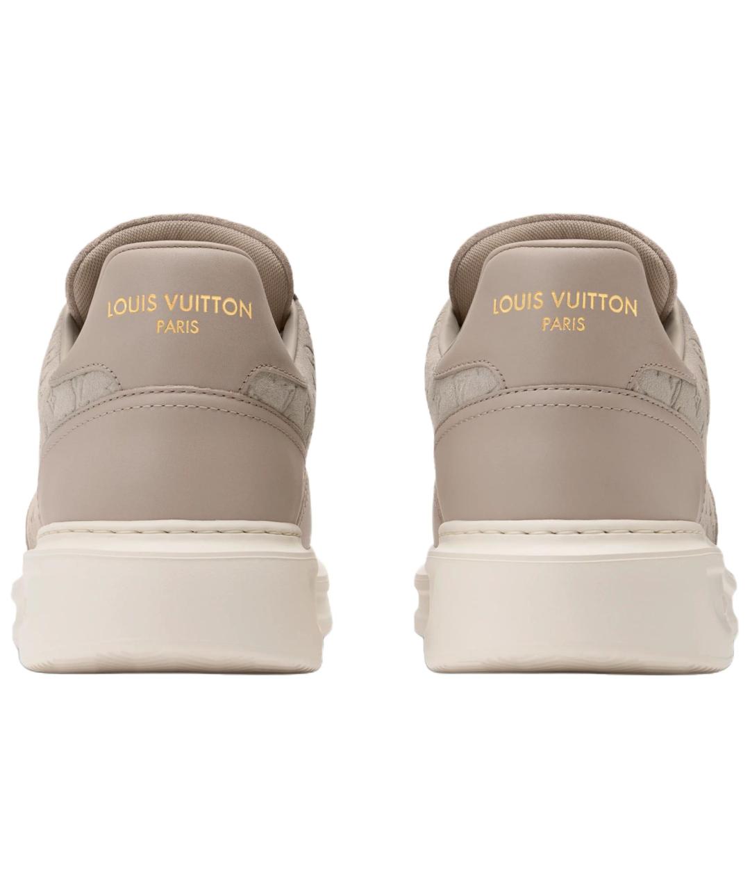 LOUIS VUITTON Бежевые низкие кроссовки / кеды, фото 5