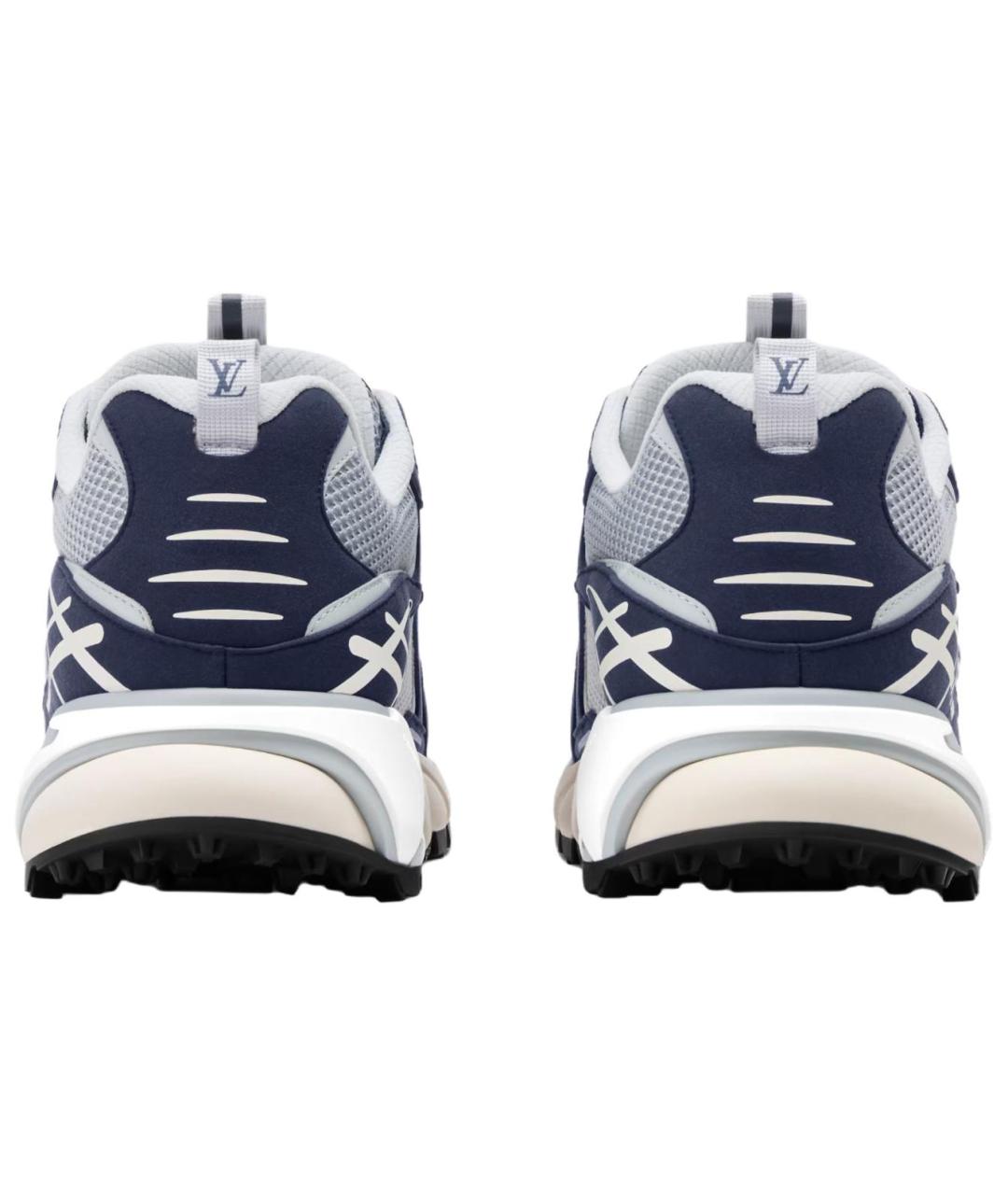 LOUIS VUITTON Синие низкие кроссовки / кеды, фото 5