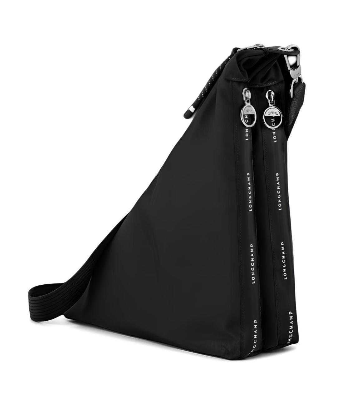 LONGCHAMP Черная сумка на плечо, фото 2