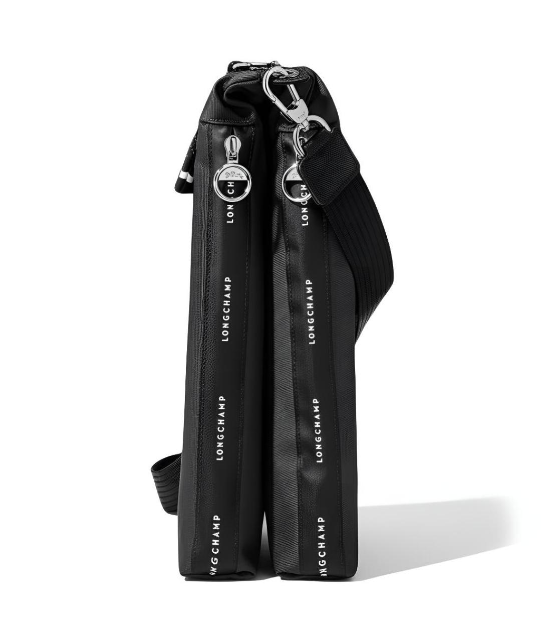 LONGCHAMP Черная сумка на плечо, фото 3