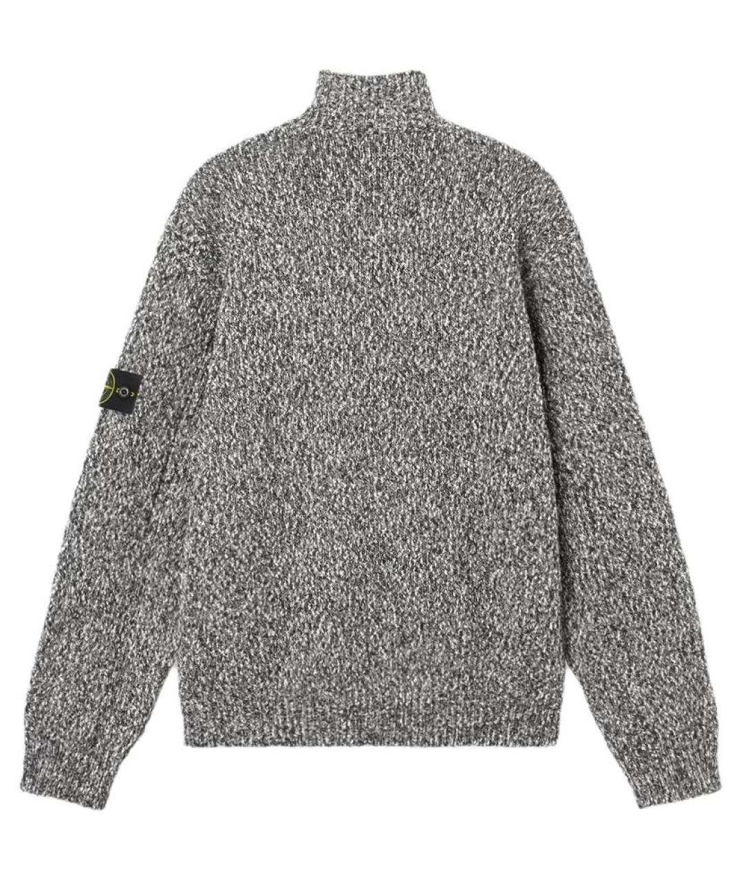 STONE ISLAND Черный джемпер / свитер, фото 2