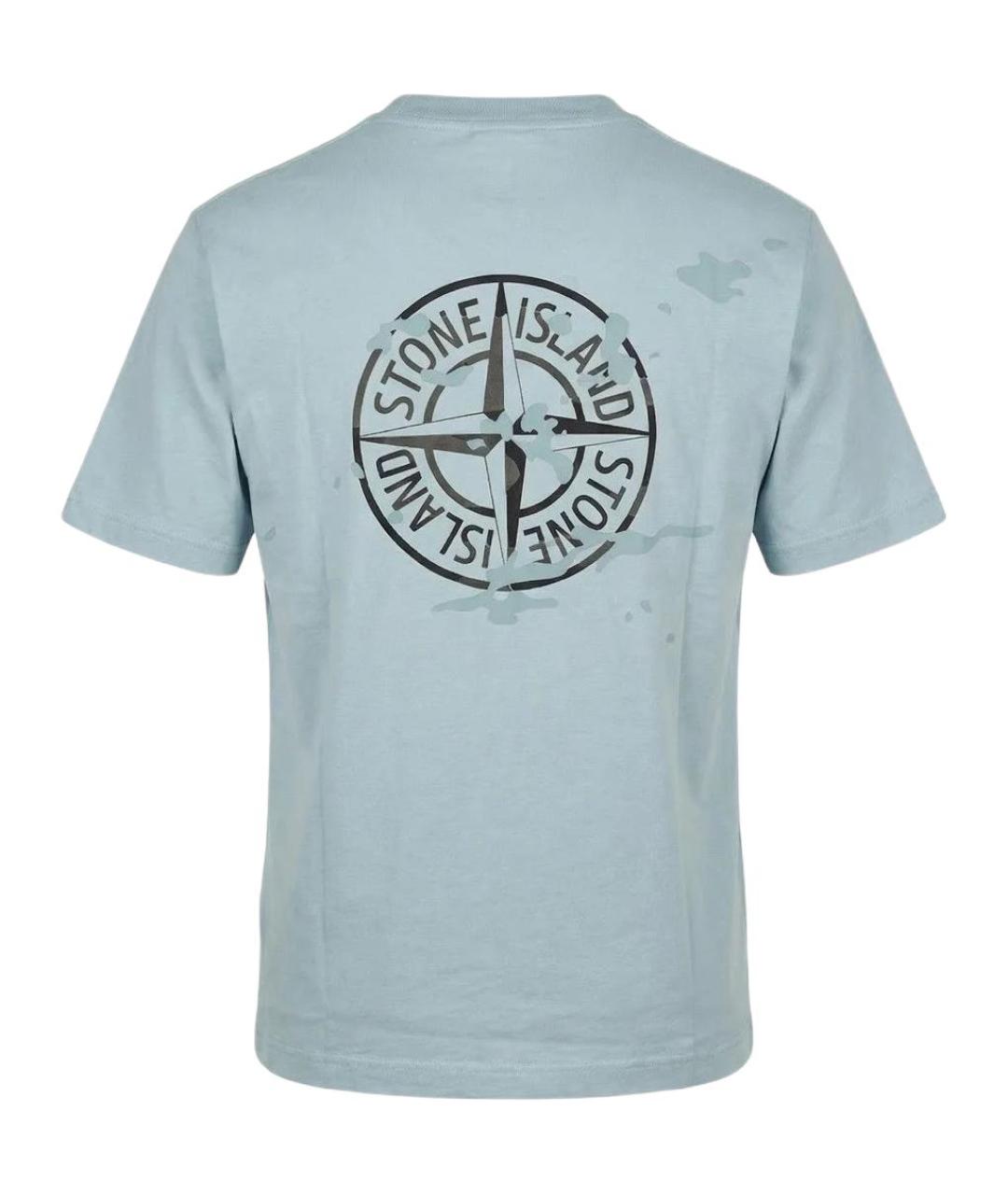 STONE ISLAND Серая футболка, фото 2