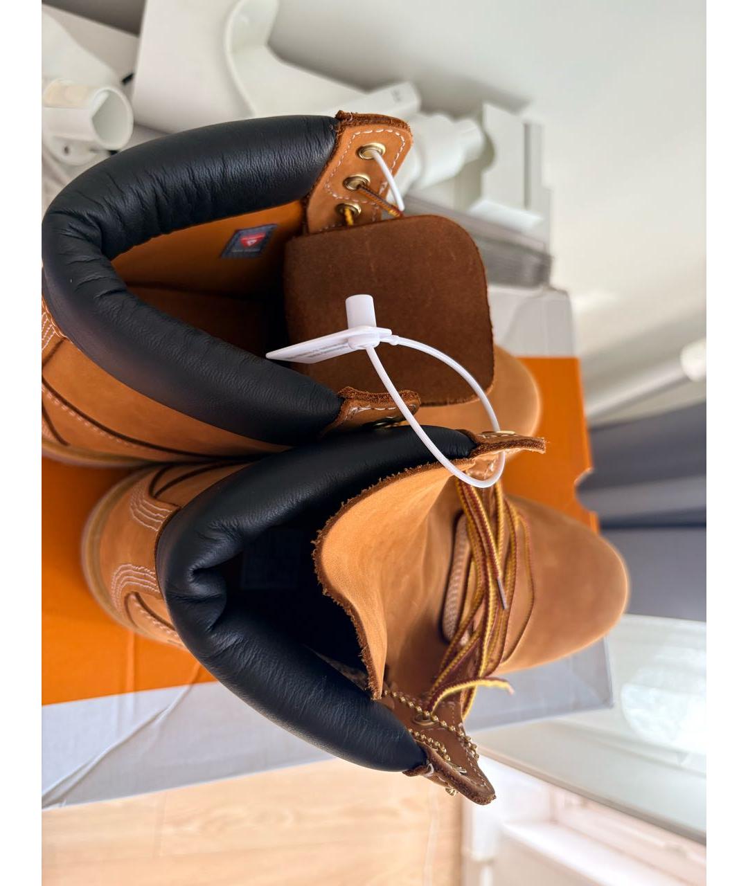 TIMBERLAND Горчичные высокие ботинки, фото 3