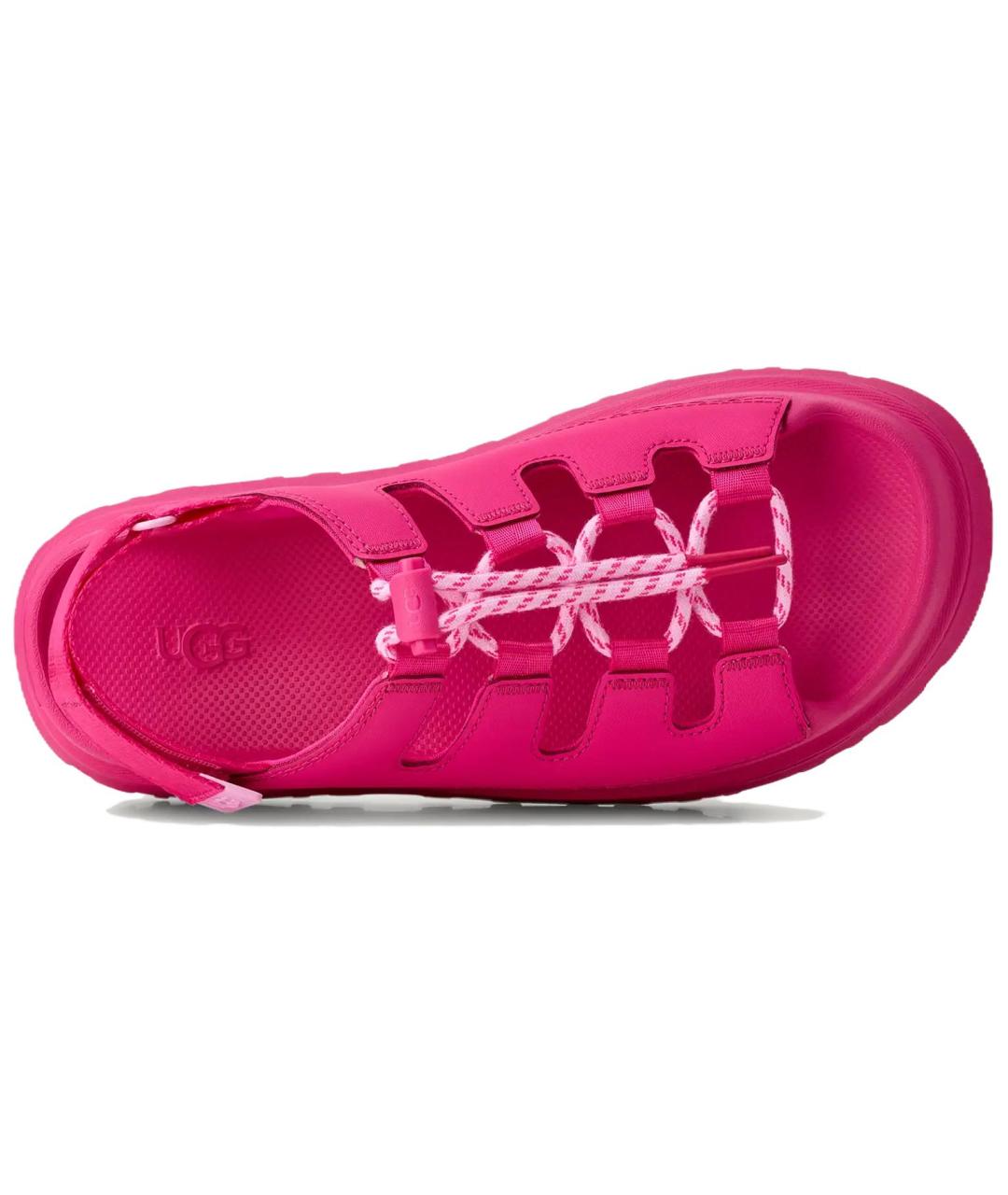UGG AUSTRALIA Розовые кожаные сандалии, фото 4