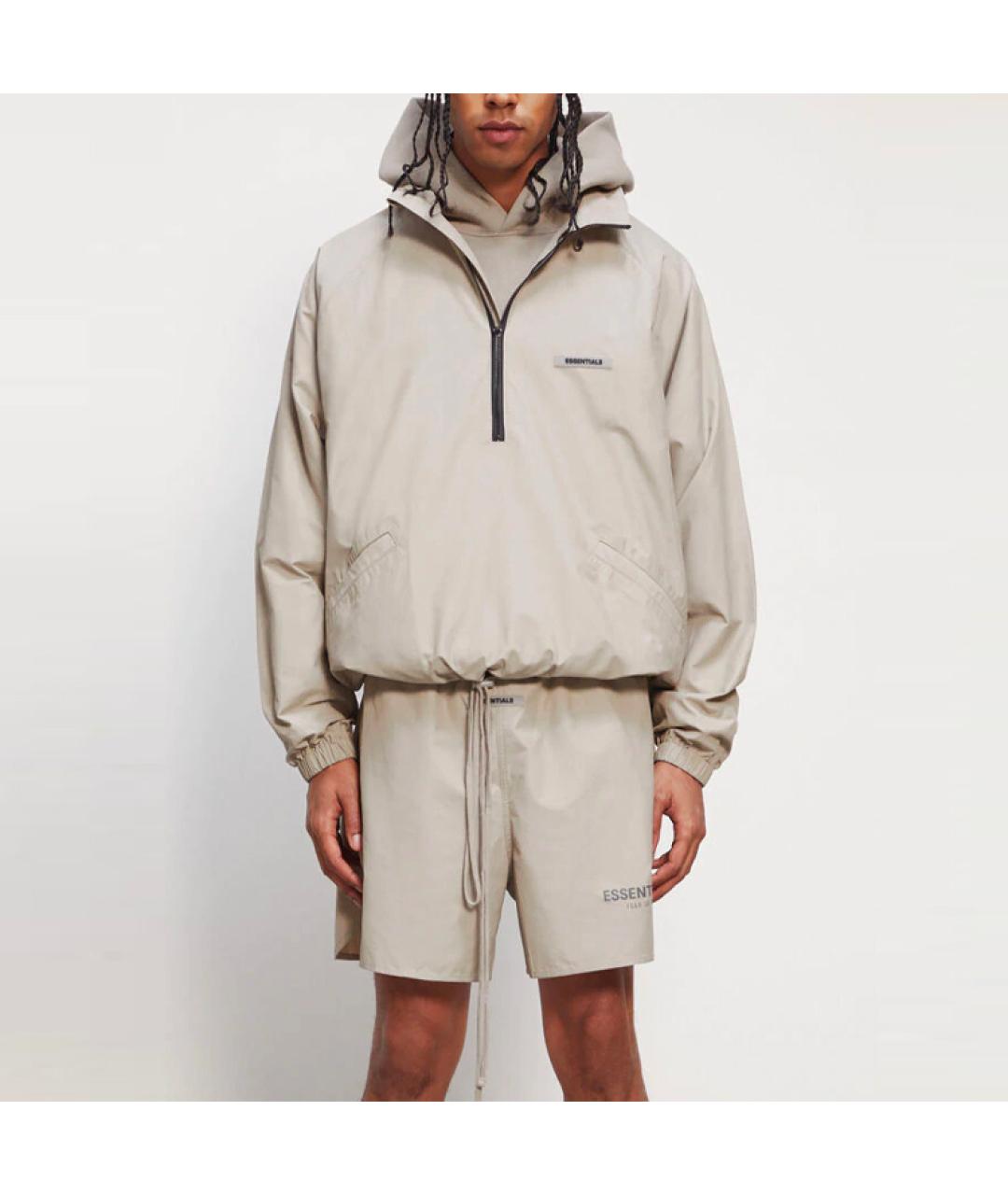 FEAR OF GOD ESSENTIALS Бежевая куртка, фото 2