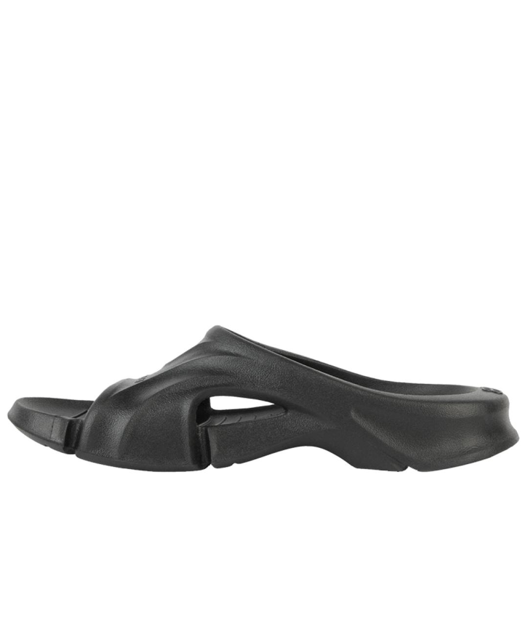 BALENCIAGA Черные шлепанцы, фото 2