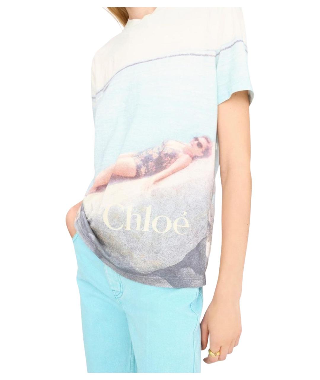 CHLOE Хлопковая футболка, фото 2
