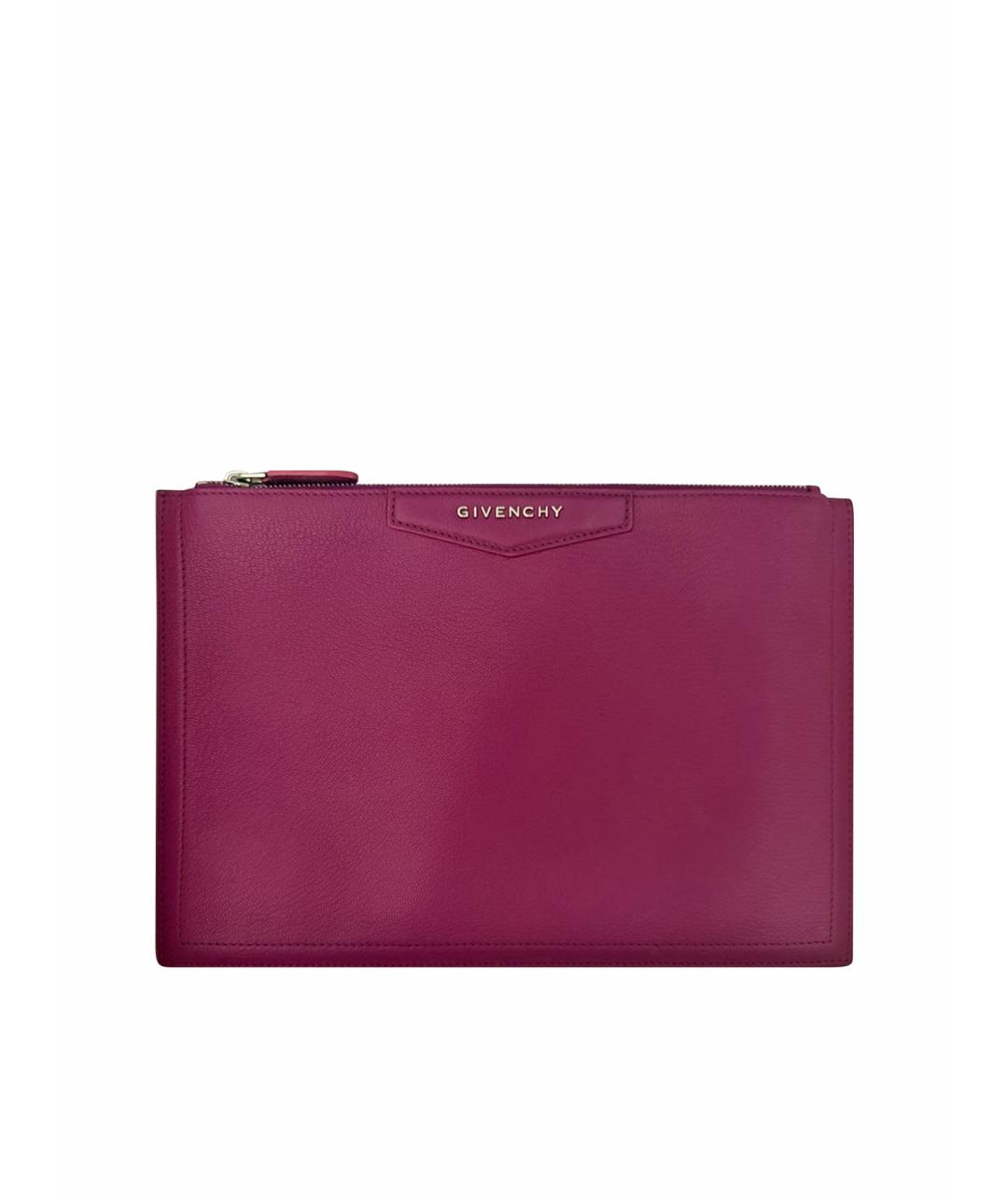 GIVENCHY Фуксия кожаная пляжная сумка, фото 1