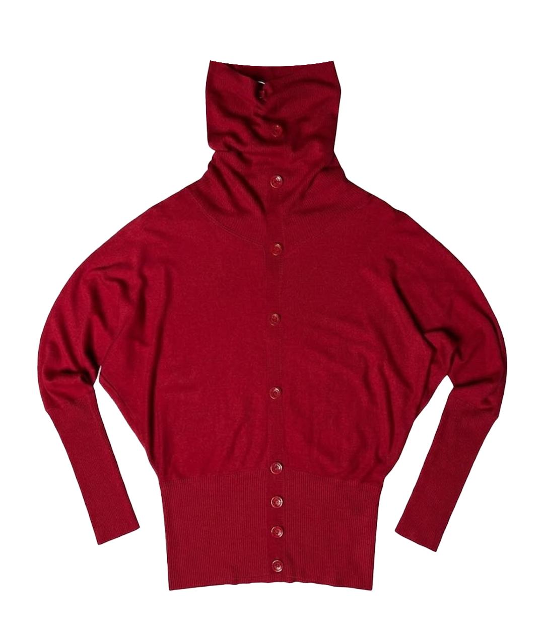 ALEXANDER MCQUEEN Красная водолазка, фото 1