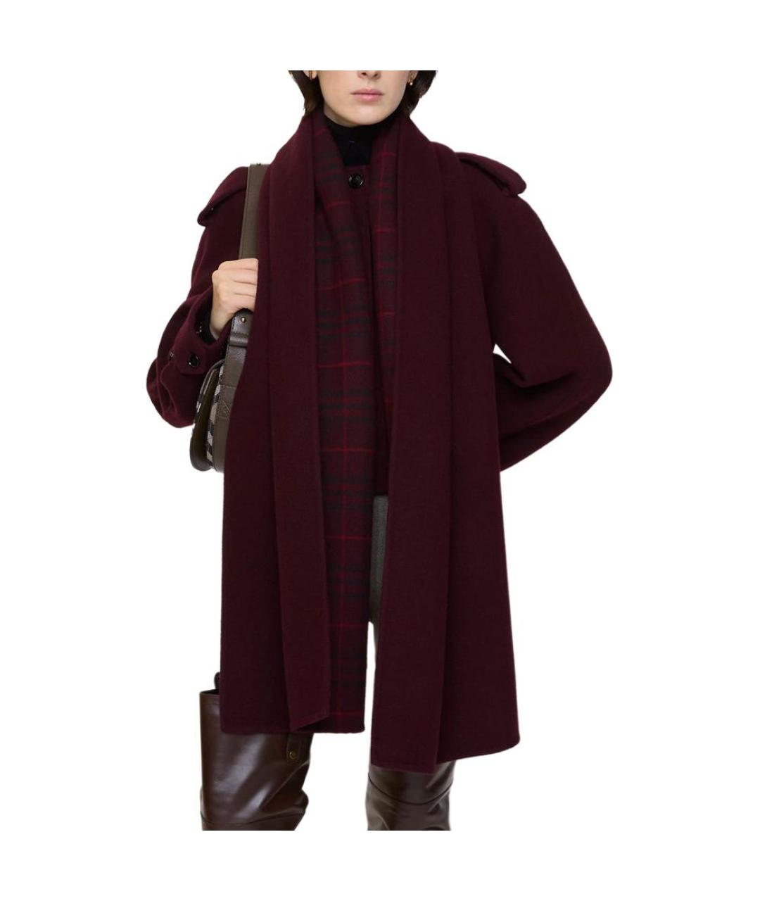 BURBERRY Бордовая куртка, фото 2