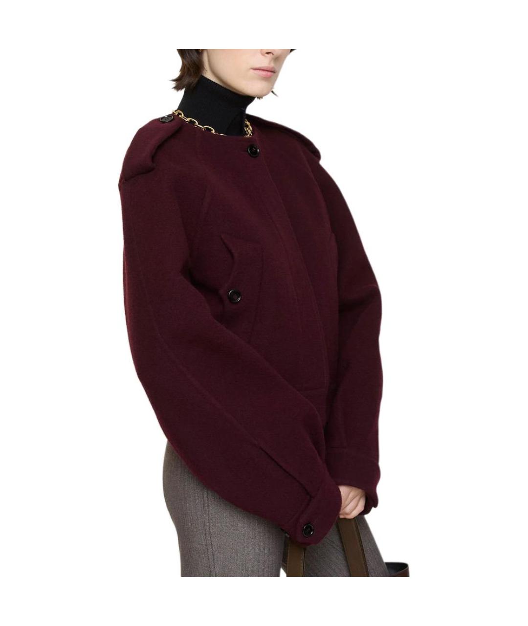 BURBERRY Бордовая куртка, фото 5