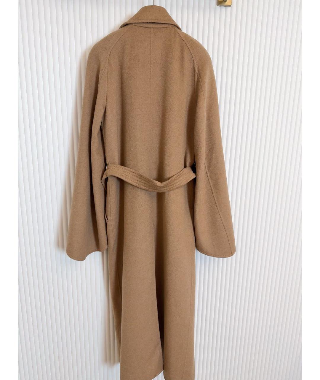 MAX MARA Бежевое шерстяное пальто, фото 2