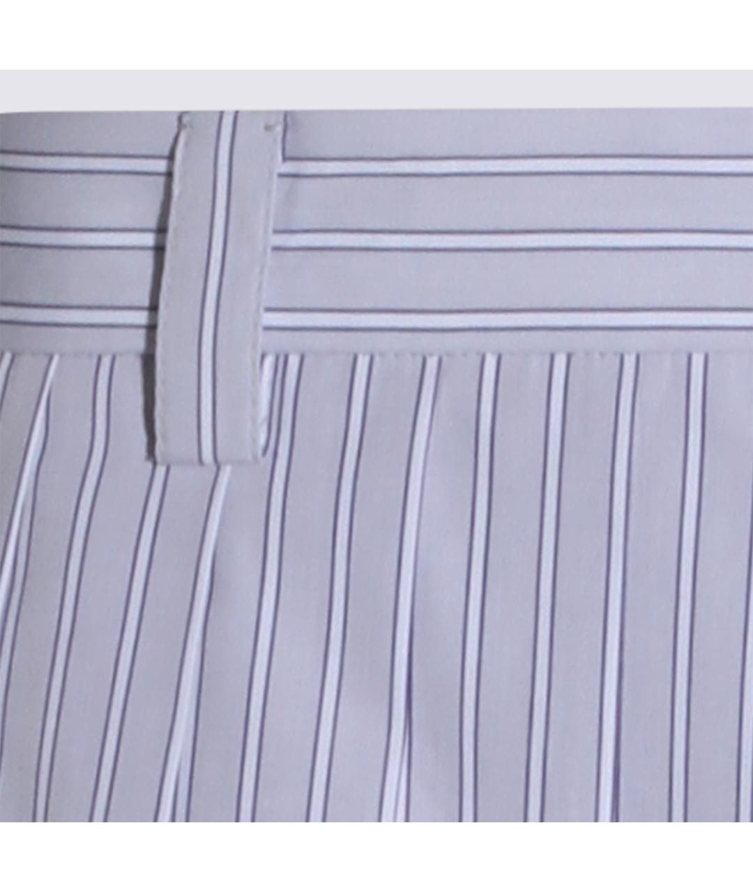 MIU MIU Серая хлопковая юбка миди, фото 4