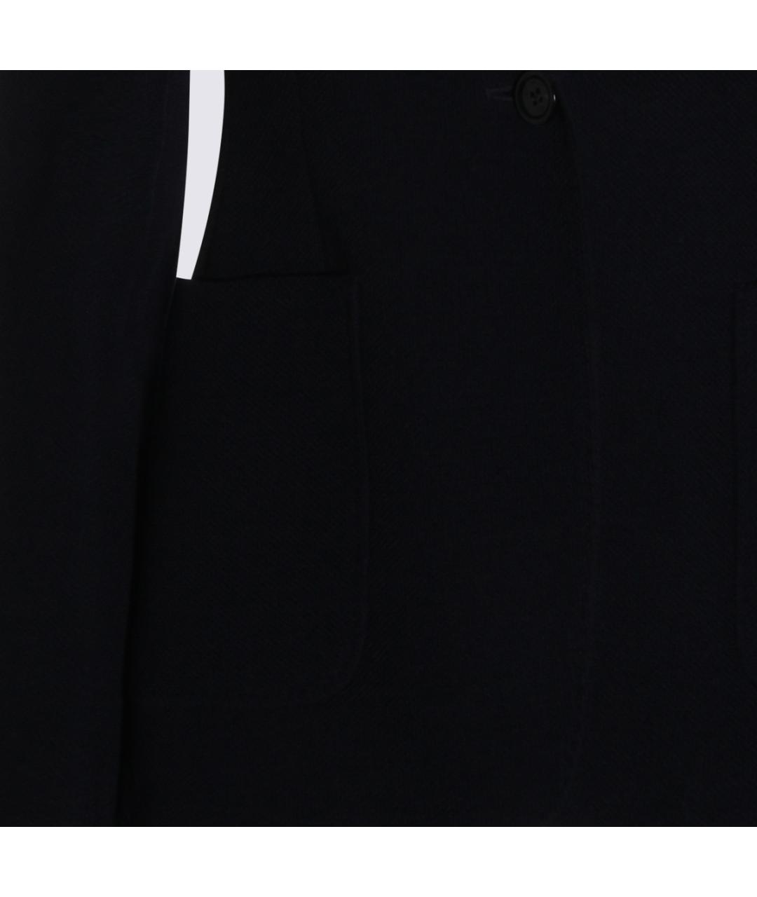 MAX MARA Темно-синий кашемировый жакет/пиджак, фото 3