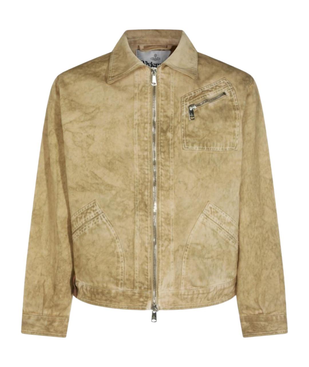 VIVIENNE WESTWOOD Зеленая хлопковая куртка, фото 1