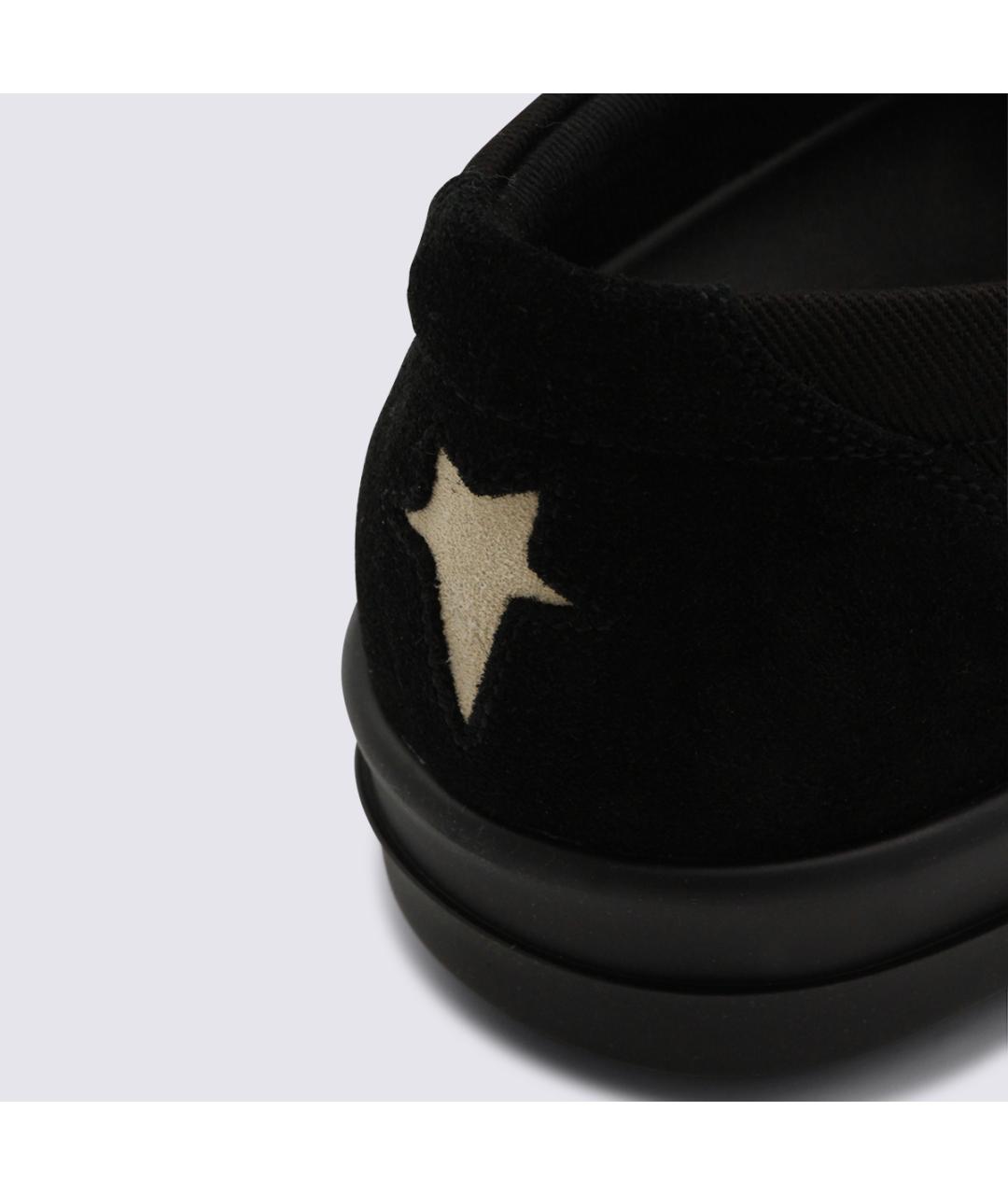 RICK OWENS DRKSHDW Черные текстильные слипоны, фото 4