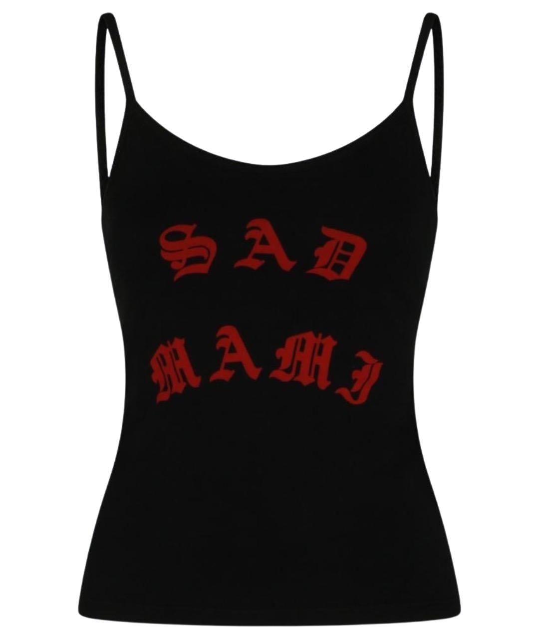 WILLY CHAVARRIA Черная майка, фото 1