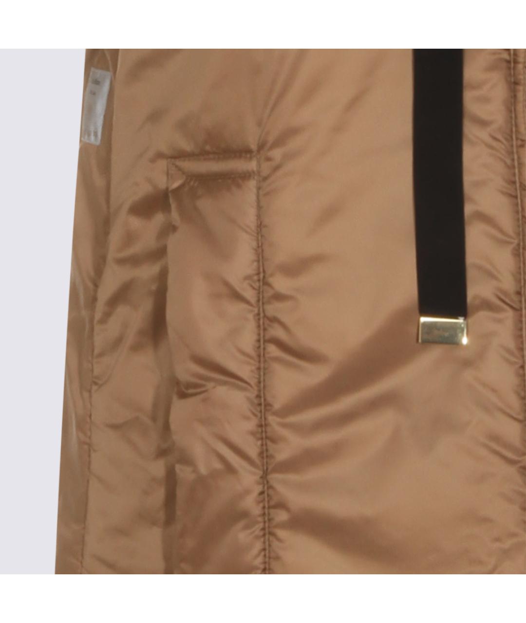 MAX MARA Бежевый полиэстеровый жилет, фото 3