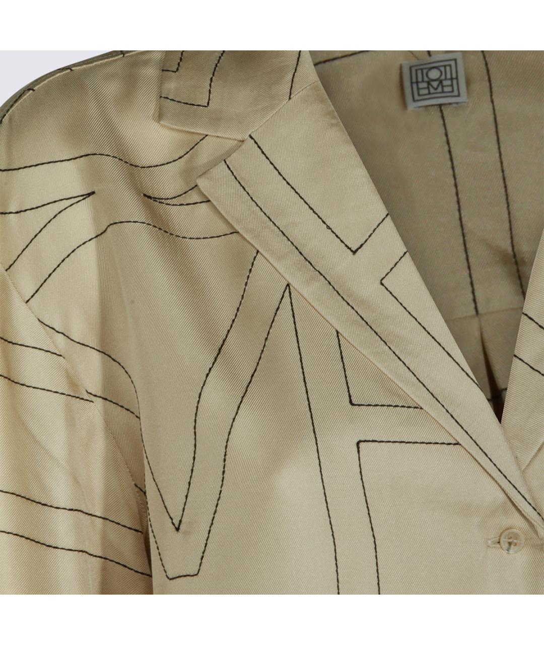 TOTEME Белая шелковая рубашка, фото 4