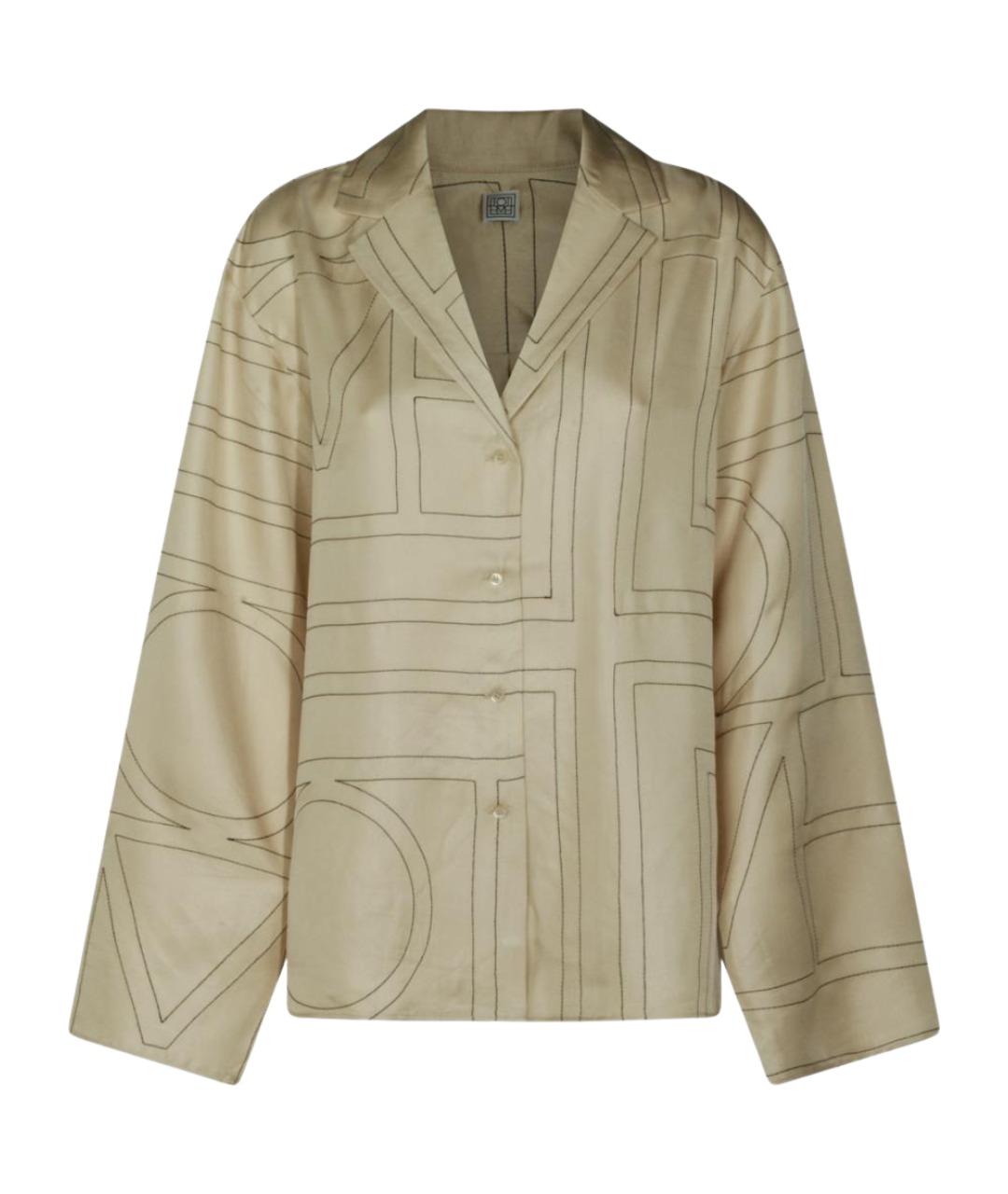 TOTEME Белая шелковая рубашка, фото 1