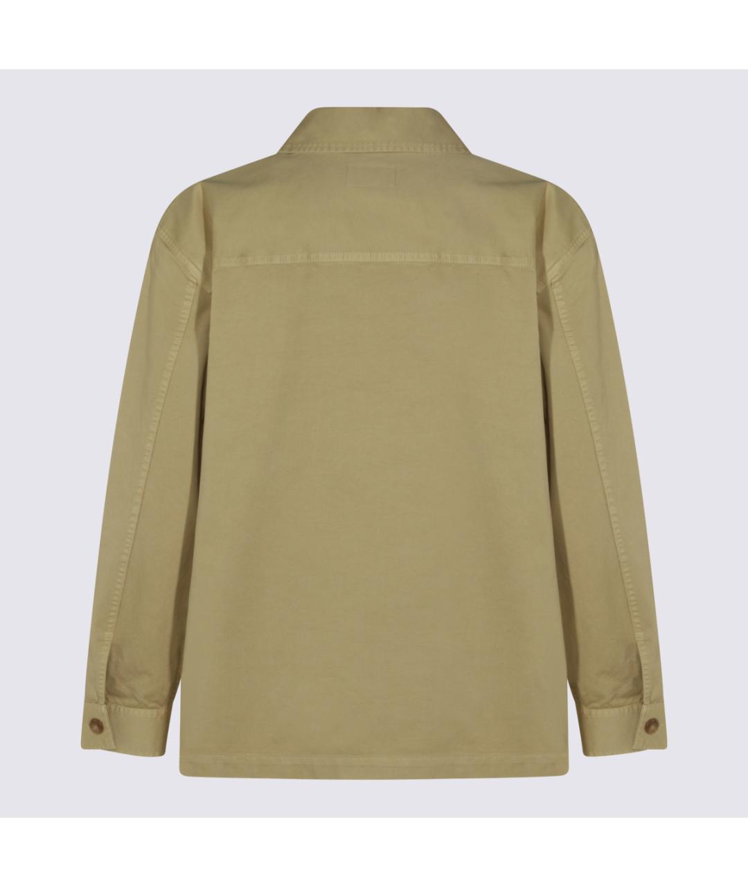 SAINT LAURENT Бежевая хлопковая куртка, фото 2