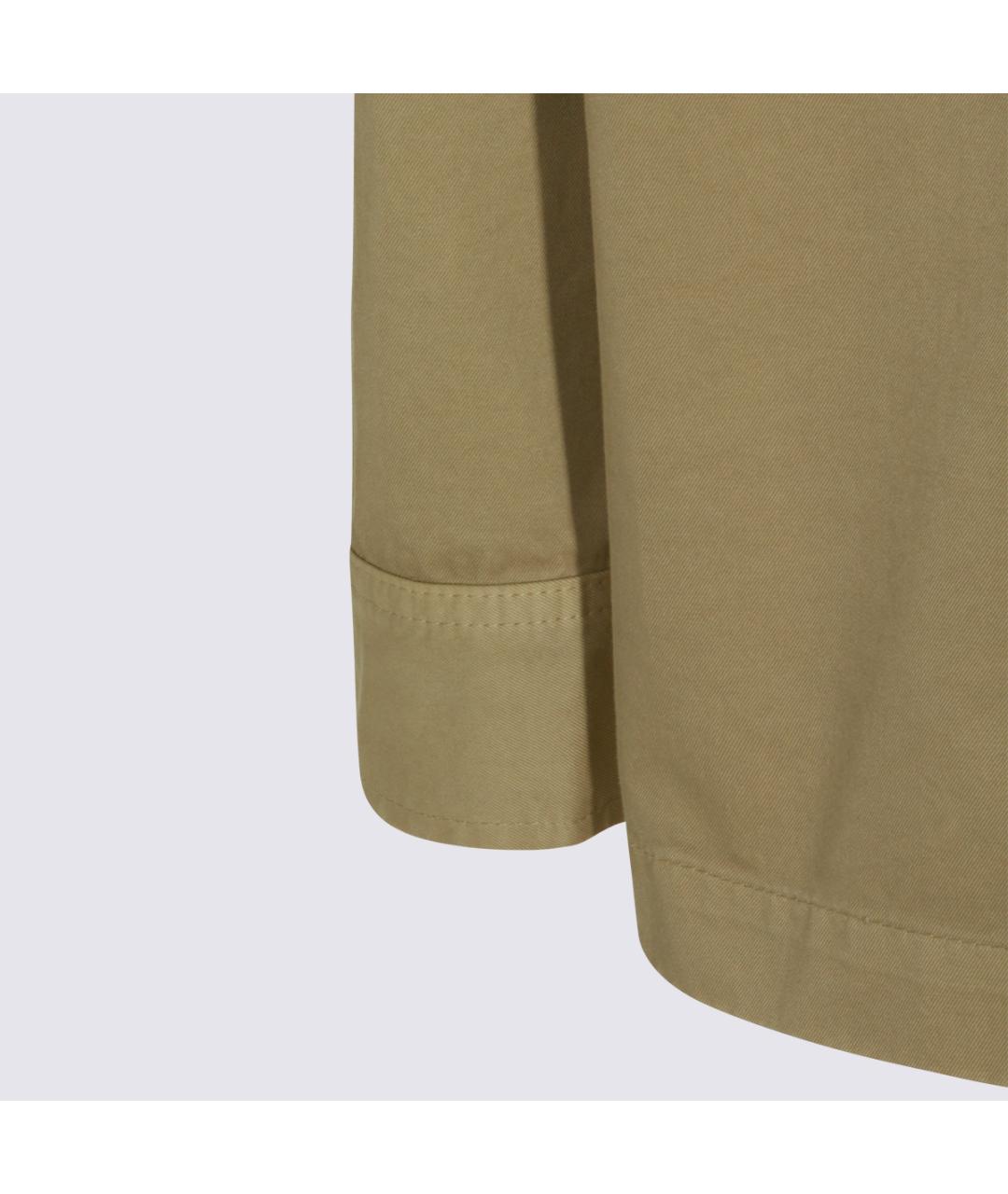 SAINT LAURENT Бежевая хлопковая куртка, фото 5