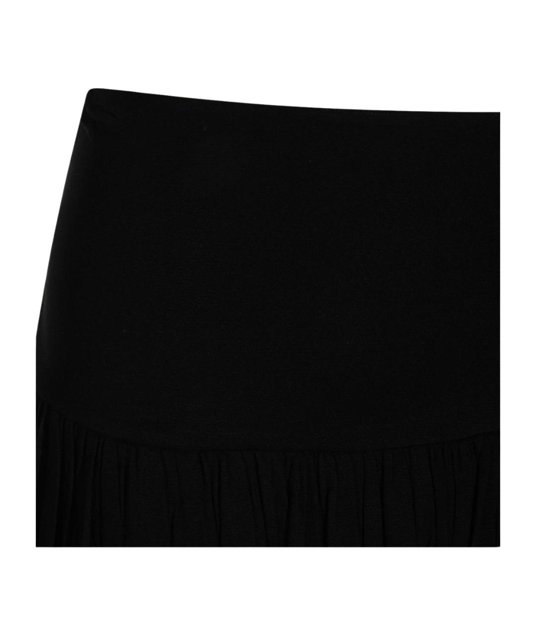 TOTEME Черная хлопковая юбка миди, фото 3