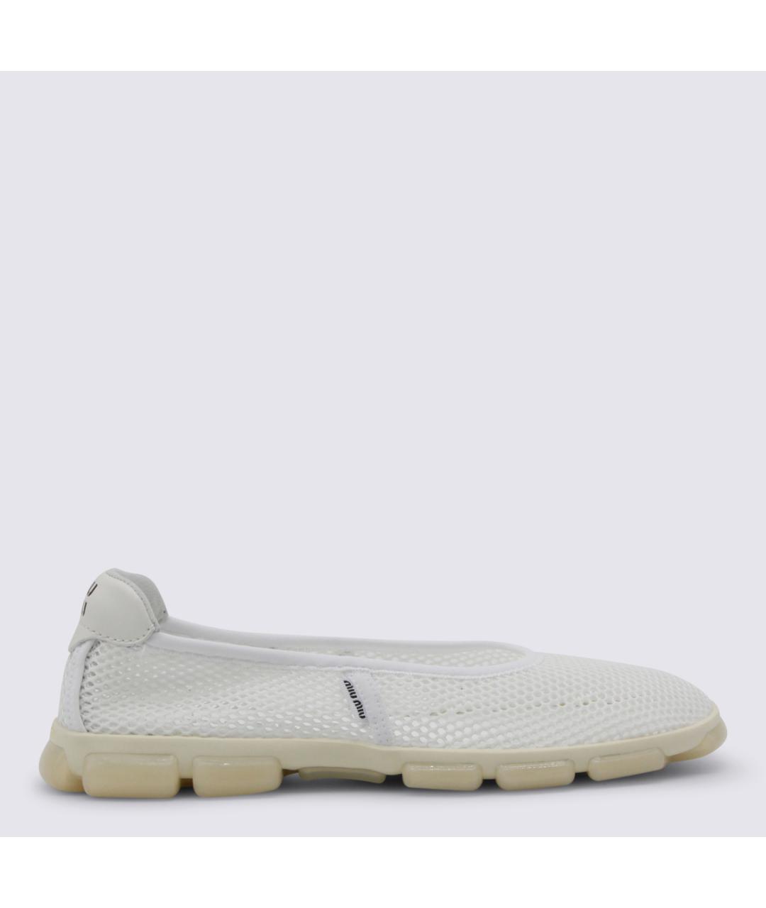 MIU MIU Белые балетки, фото 5