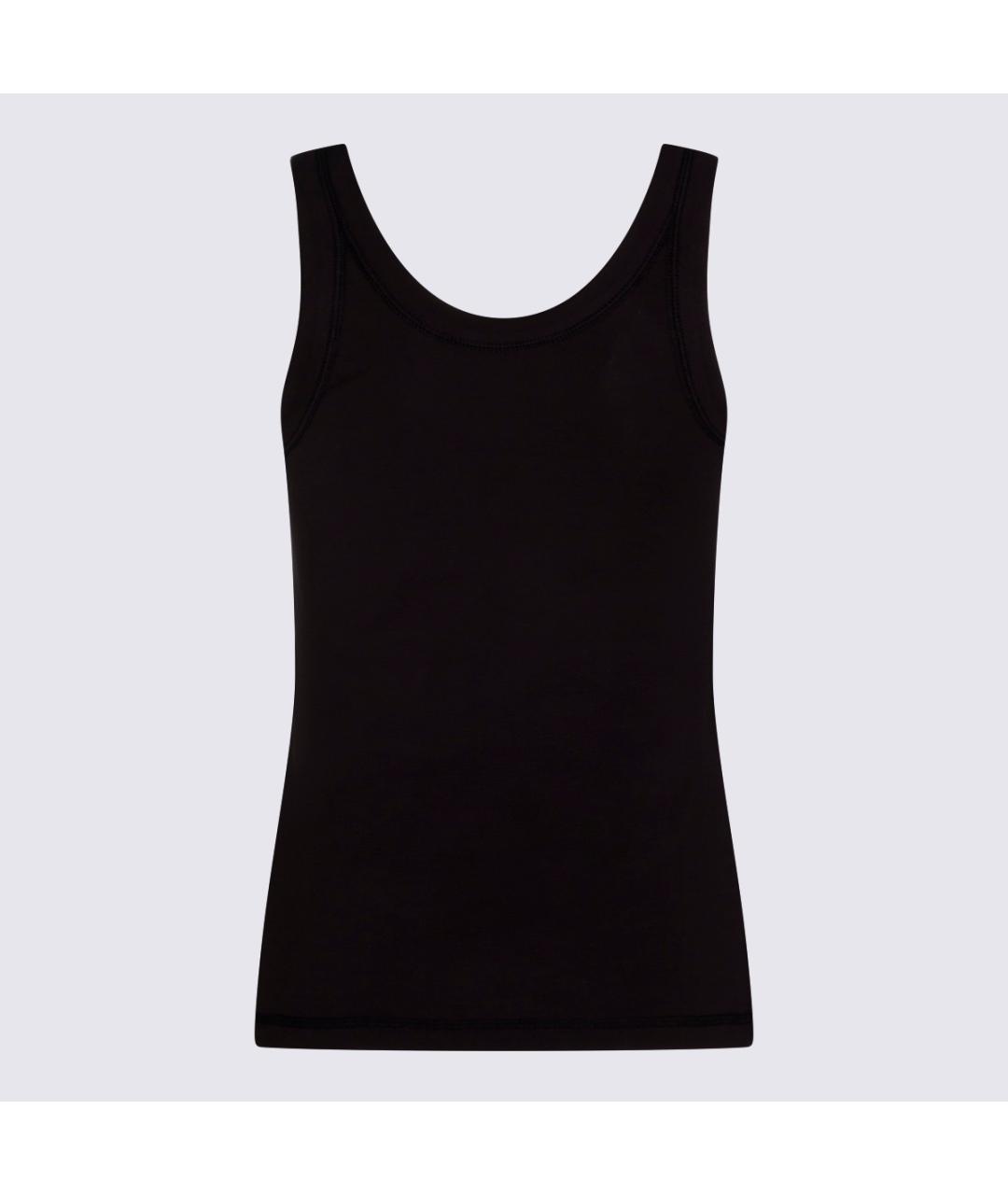 LEMAIRE Черная хлопковая майка, фото 2