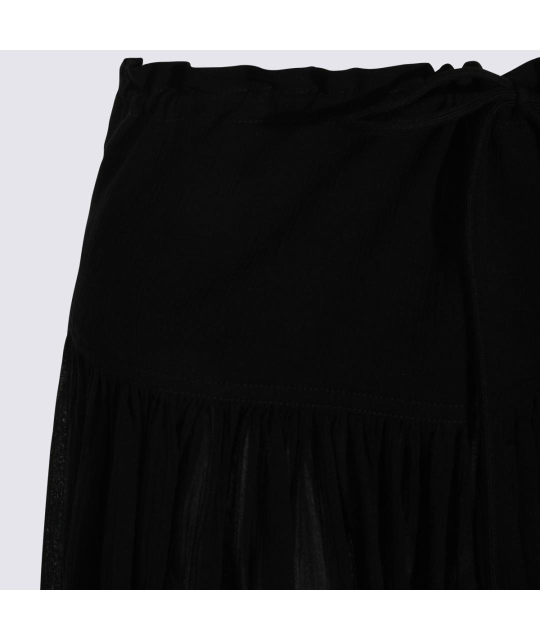 THE ROW Черные хлопковые брюки широкие, фото 3