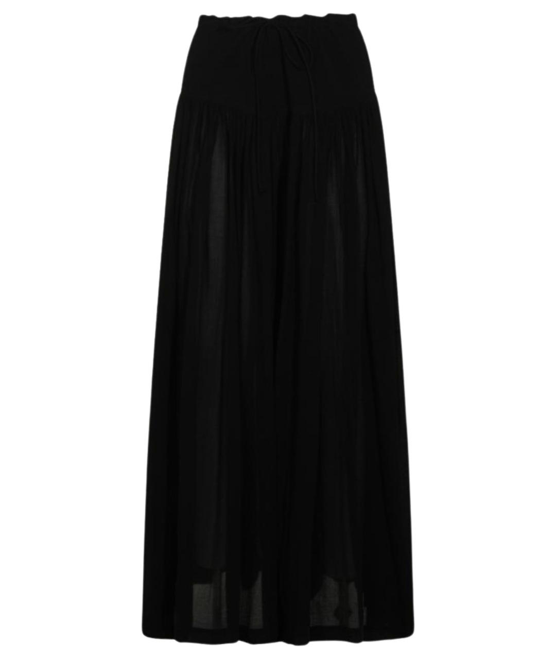 THE ROW Черные хлопковые брюки широкие, фото 1