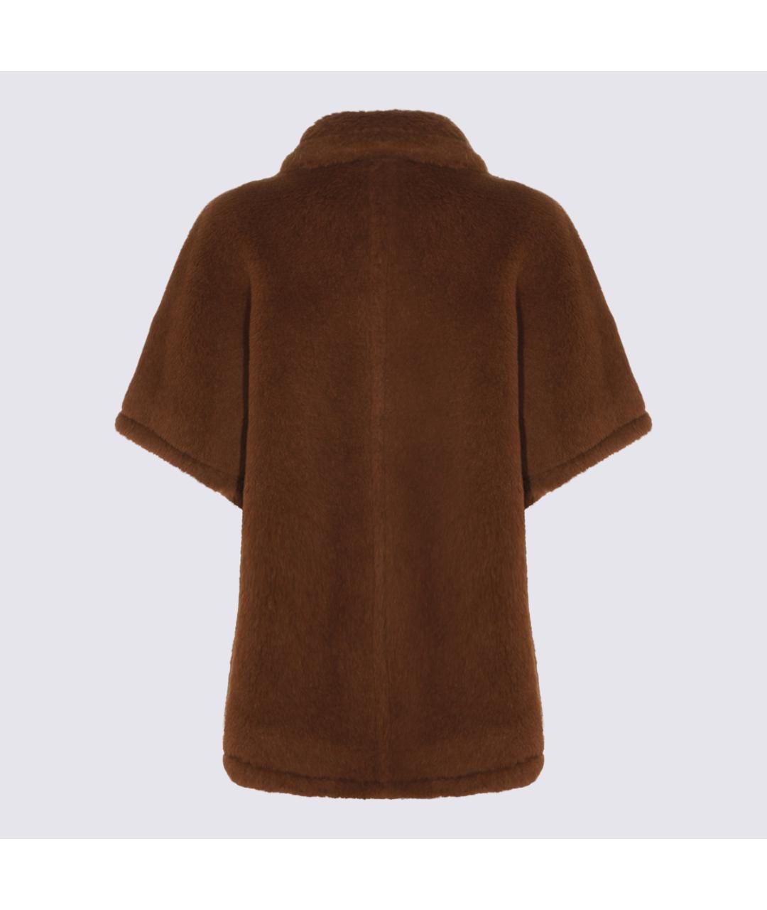 MAX MARA Коричневая шерстяная куртка, фото 2