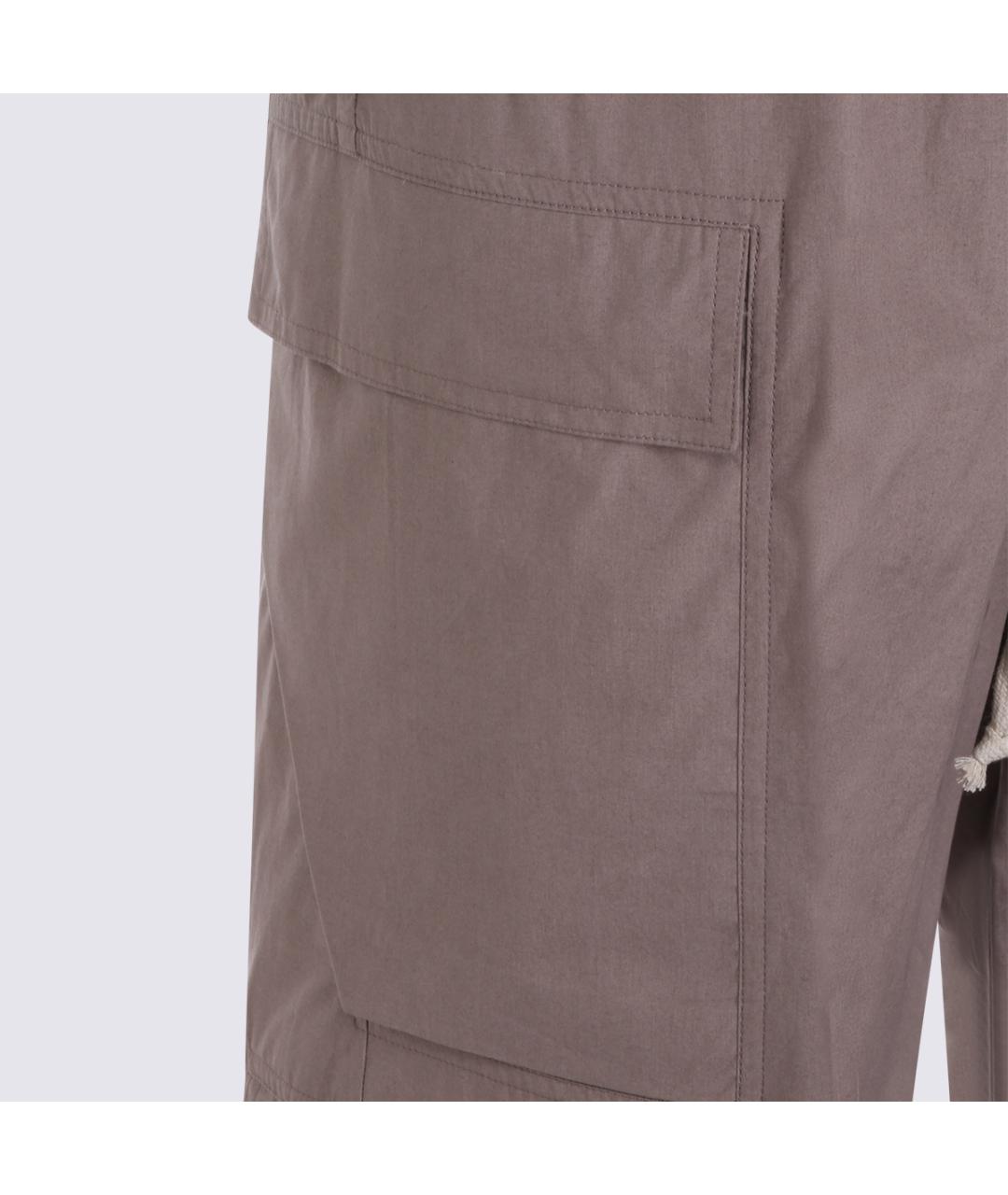 RICK OWENS Бежевые хлопковые повседневные брюки, фото 4