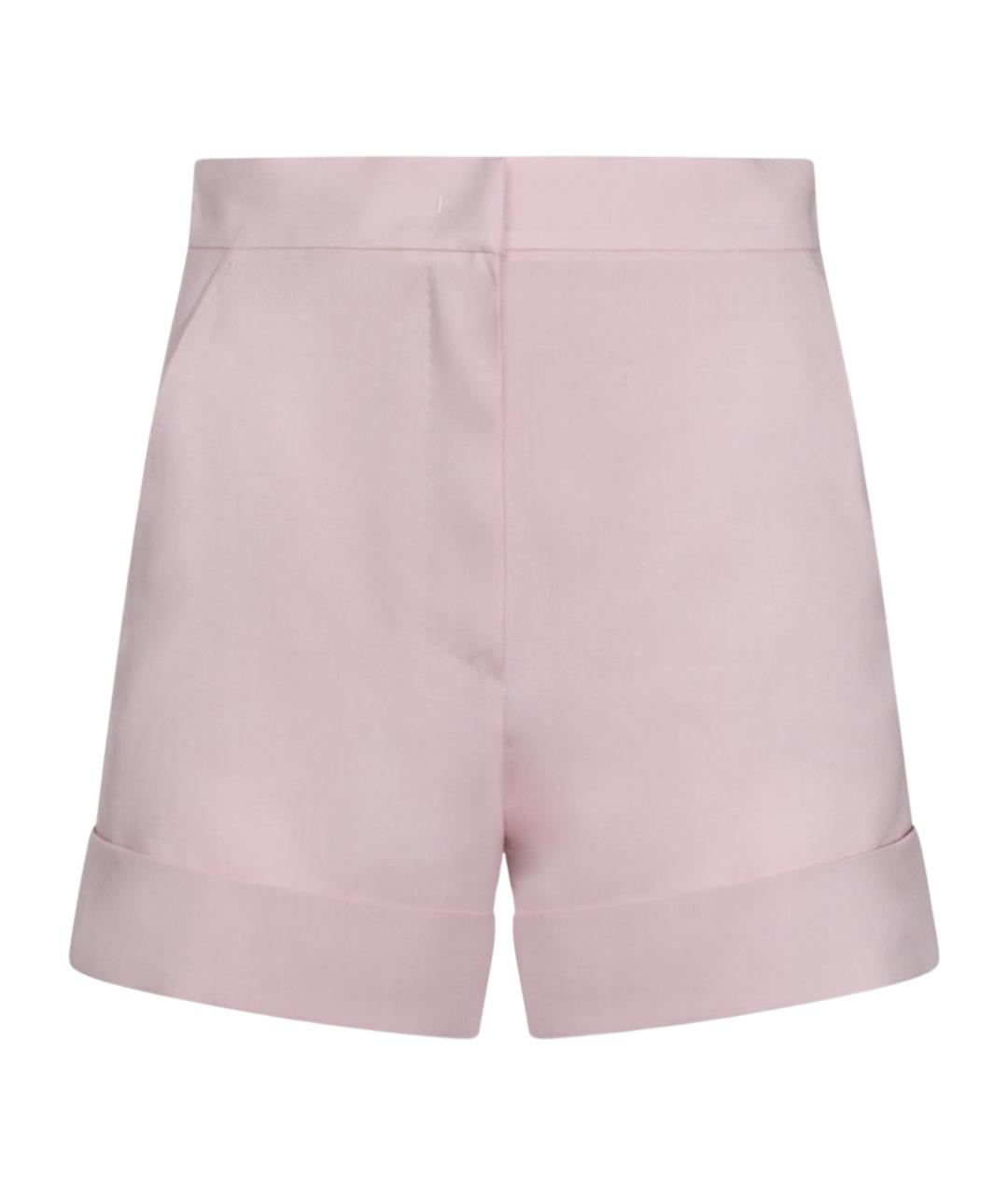 MAX MARA Розовые хлопковые шорты, фото 1