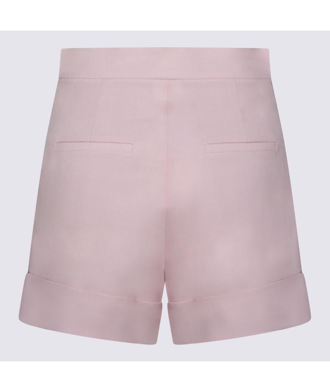 MAX MARA Розовые хлопковые шорты, фото 2