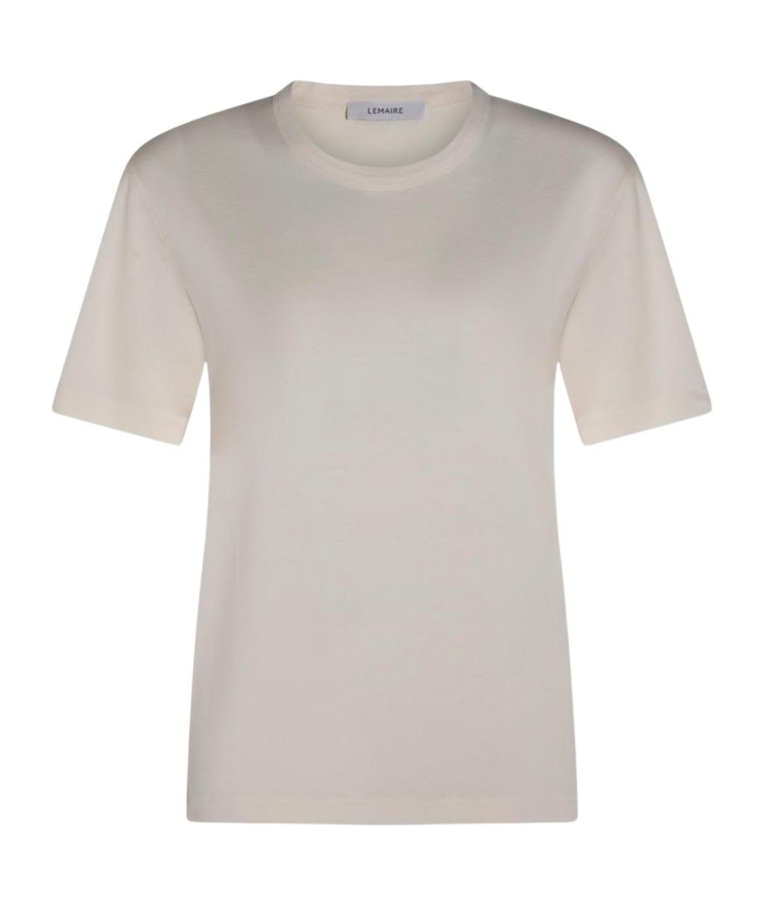 LEMAIRE Белая хлопковая футболка, фото 1