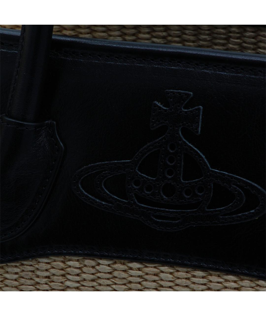 VIVIENNE WESTWOOD Бежевая хлопковая сумка тоут, фото 4