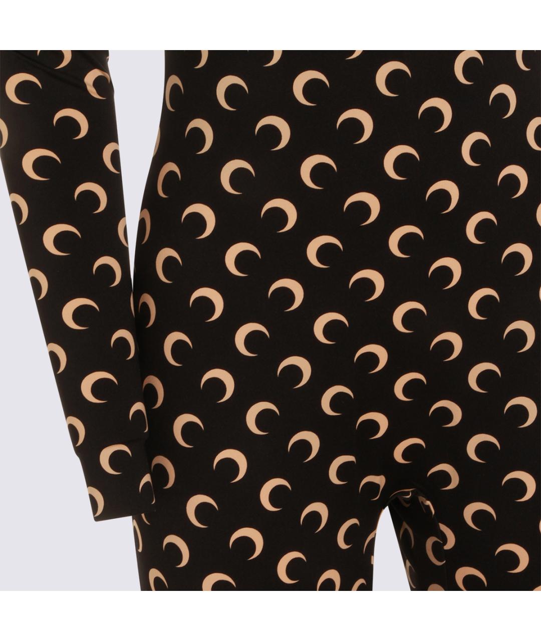 MARINE SERRE Черный полиамидовый комбинезон, фото 4