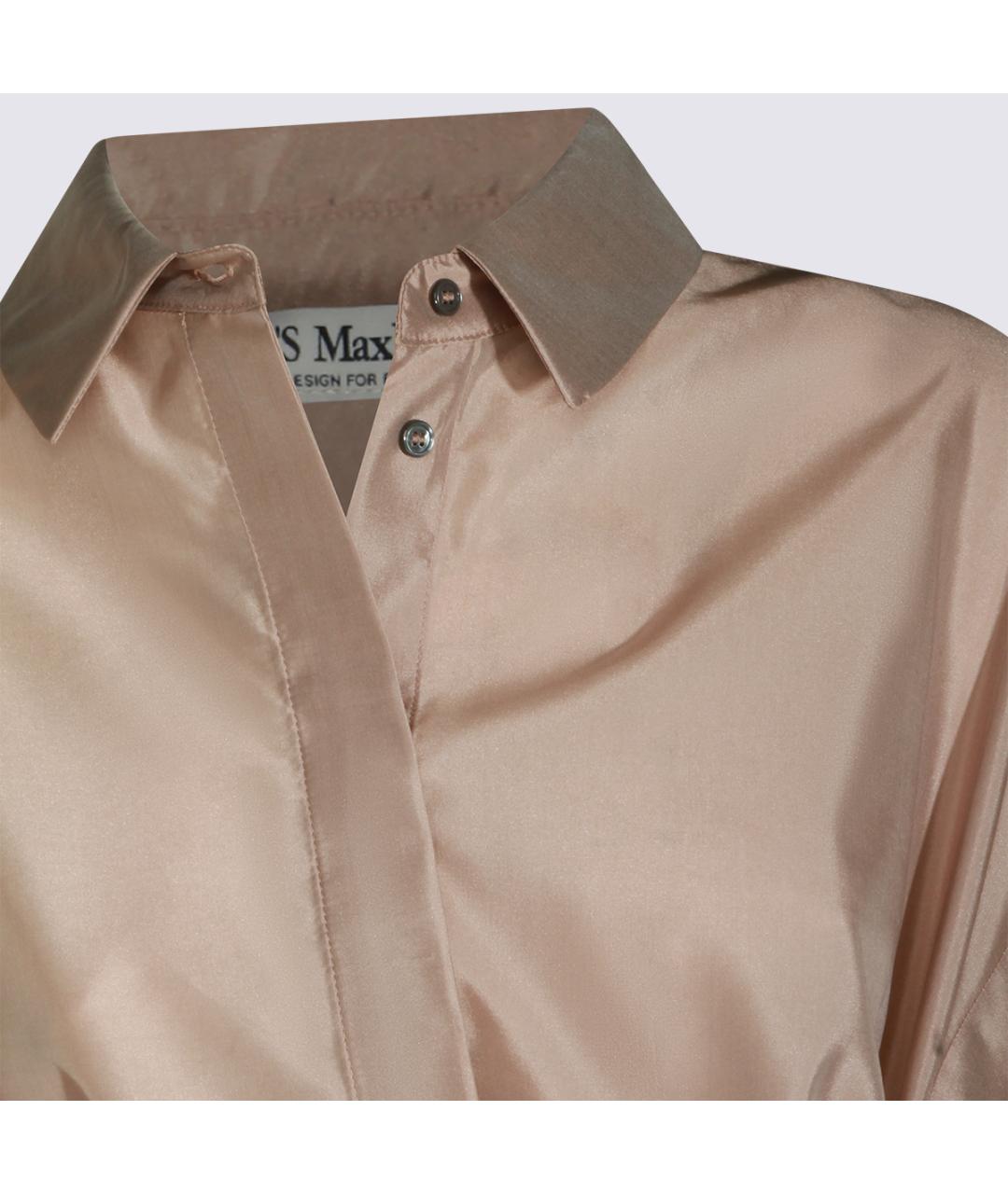 'S MAX MARA Розовое полиэстеровое повседневное платье, фото 4