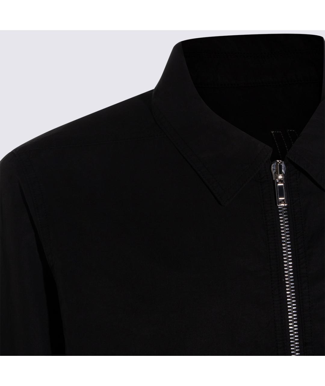 RICK OWENS DRKSHDW Черная хлопковая куртка, фото 4