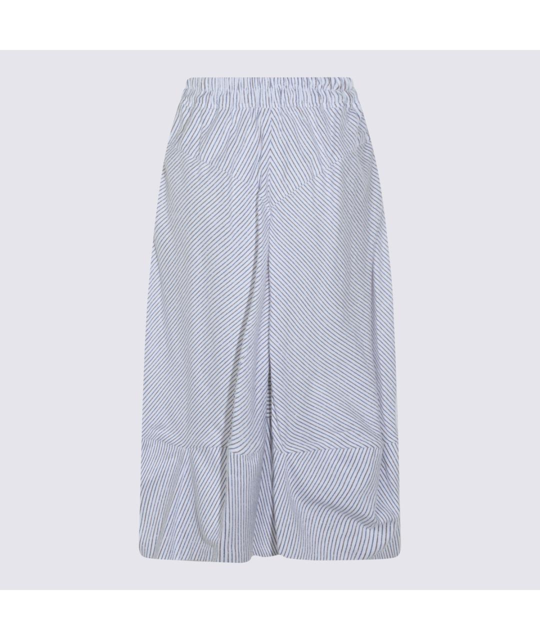 VIVIENNE WESTWOOD Синяя хлопко-эластановая юбка миди, фото 2