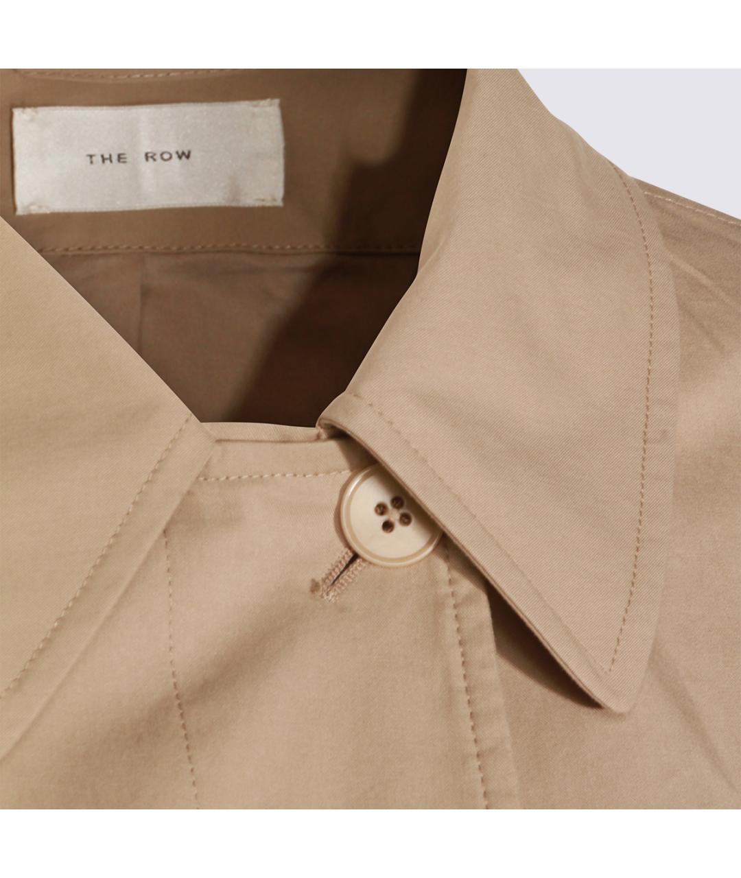 THE ROW Бежевый шерстяной тренч/плащ, фото 3