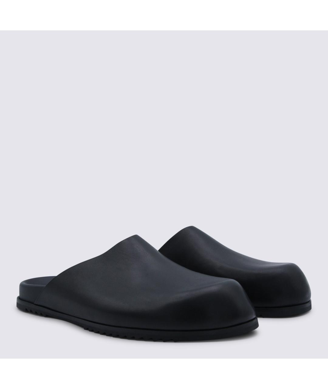 RICK OWENS Черные кожаные сандалии, фото 2