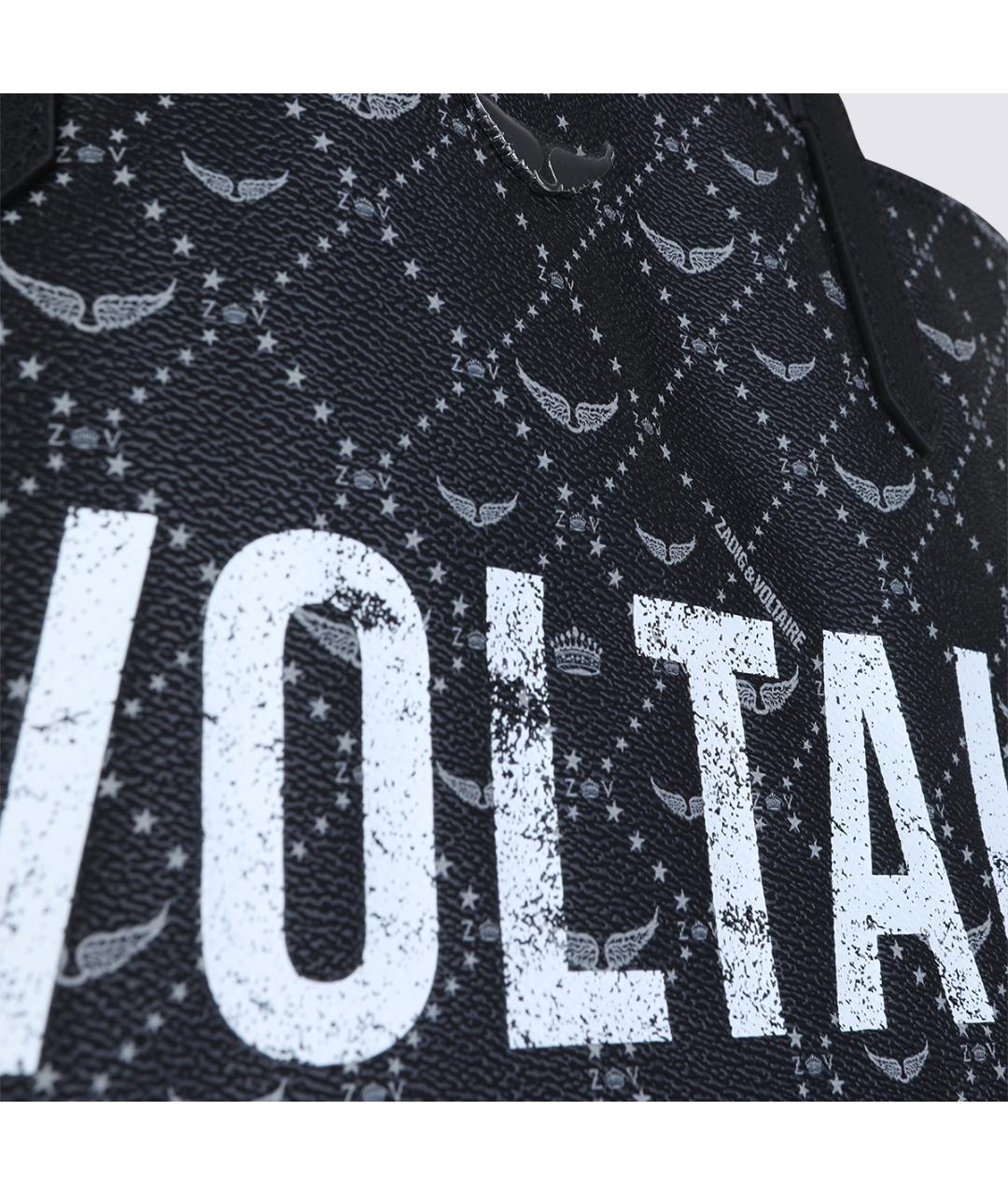 ZADIG & VOLTAIRE Черная синтетическая сумка тоут, фото 4