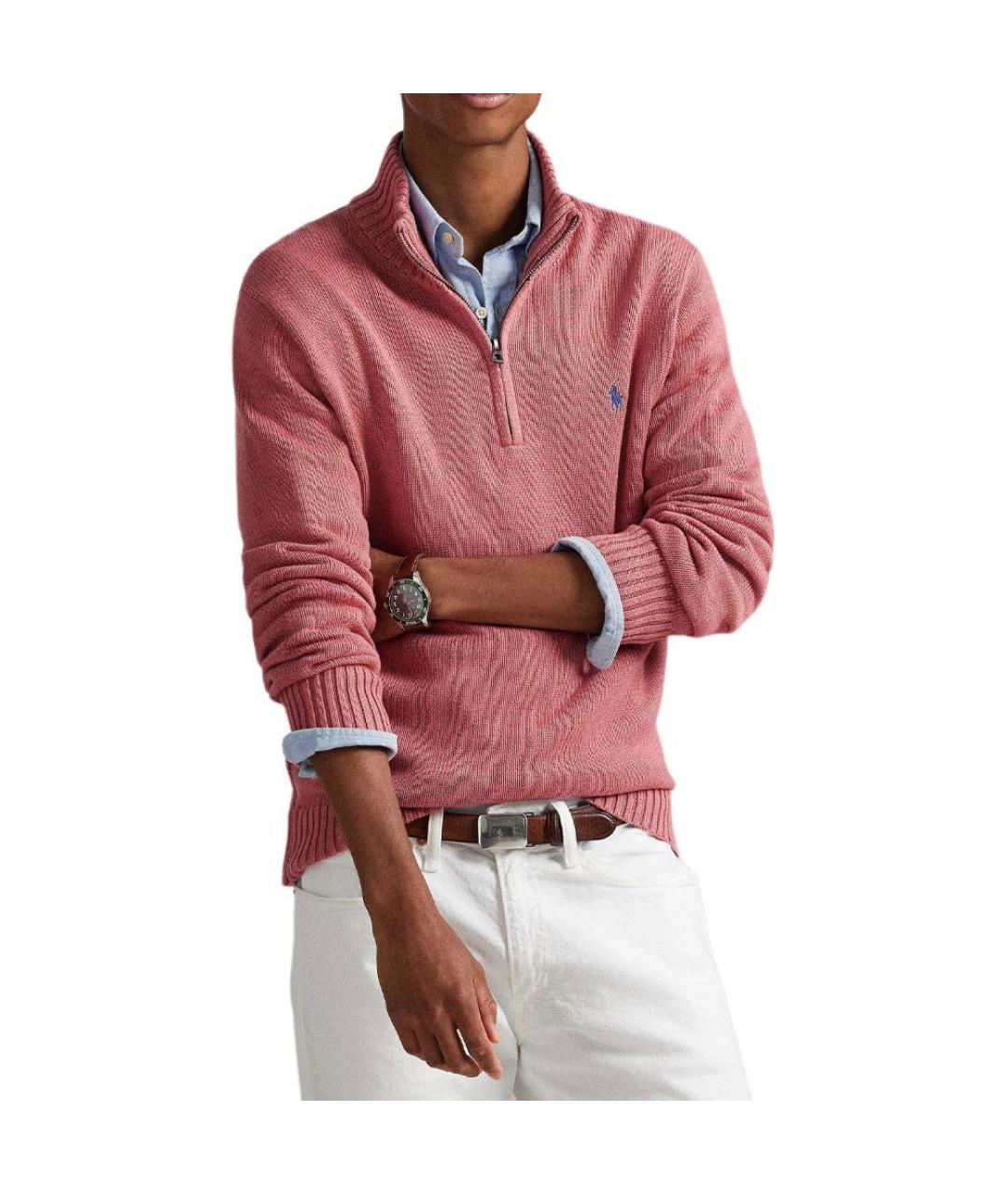 POLO RALPH LAUREN Розовый джемпер / свитер, фото 2