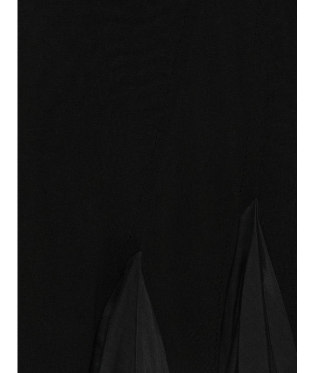 SEMICOUTURE Черное хлопковое повседневное платье, фото 2